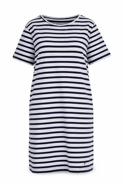 QUBA & Co. Women's Striped T-Shirt Dress Size 14
