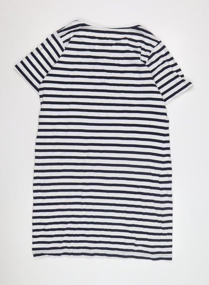 QUBA & Co. Women's Striped T-Shirt Dress Size 14