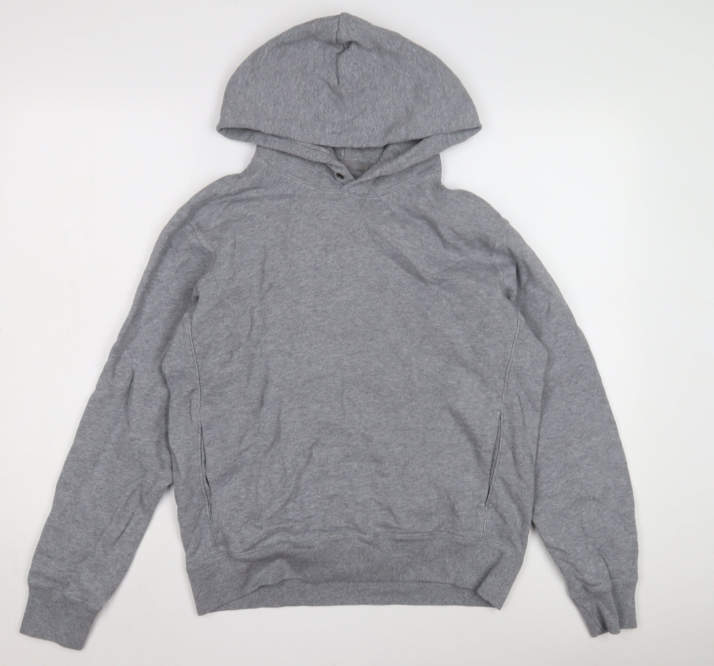 Uniqlo Unisex Grey Pullover Hoodie XS