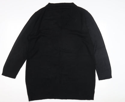 Ethel Austin Women's Black V-Neck Jumper Size 18