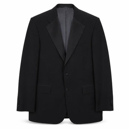 Mens UK Size 40 Marks and Spencer Regular Black Suit Tuxedo