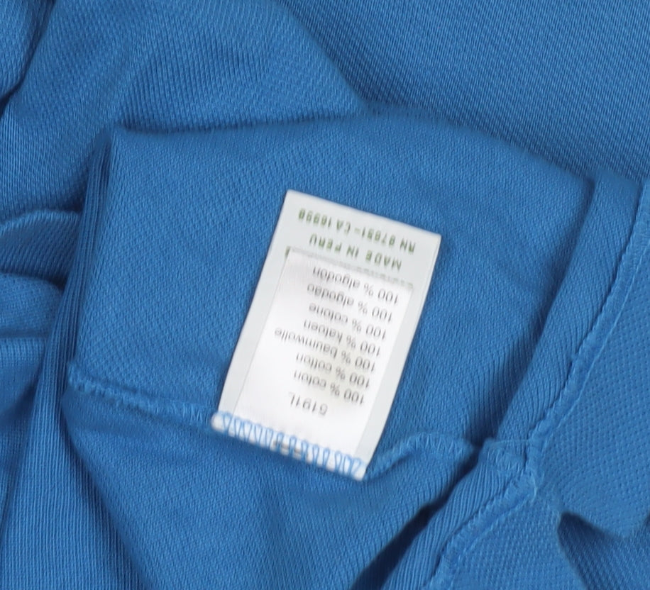 Lacoste Men's Blue Polo Shirt Size 7
