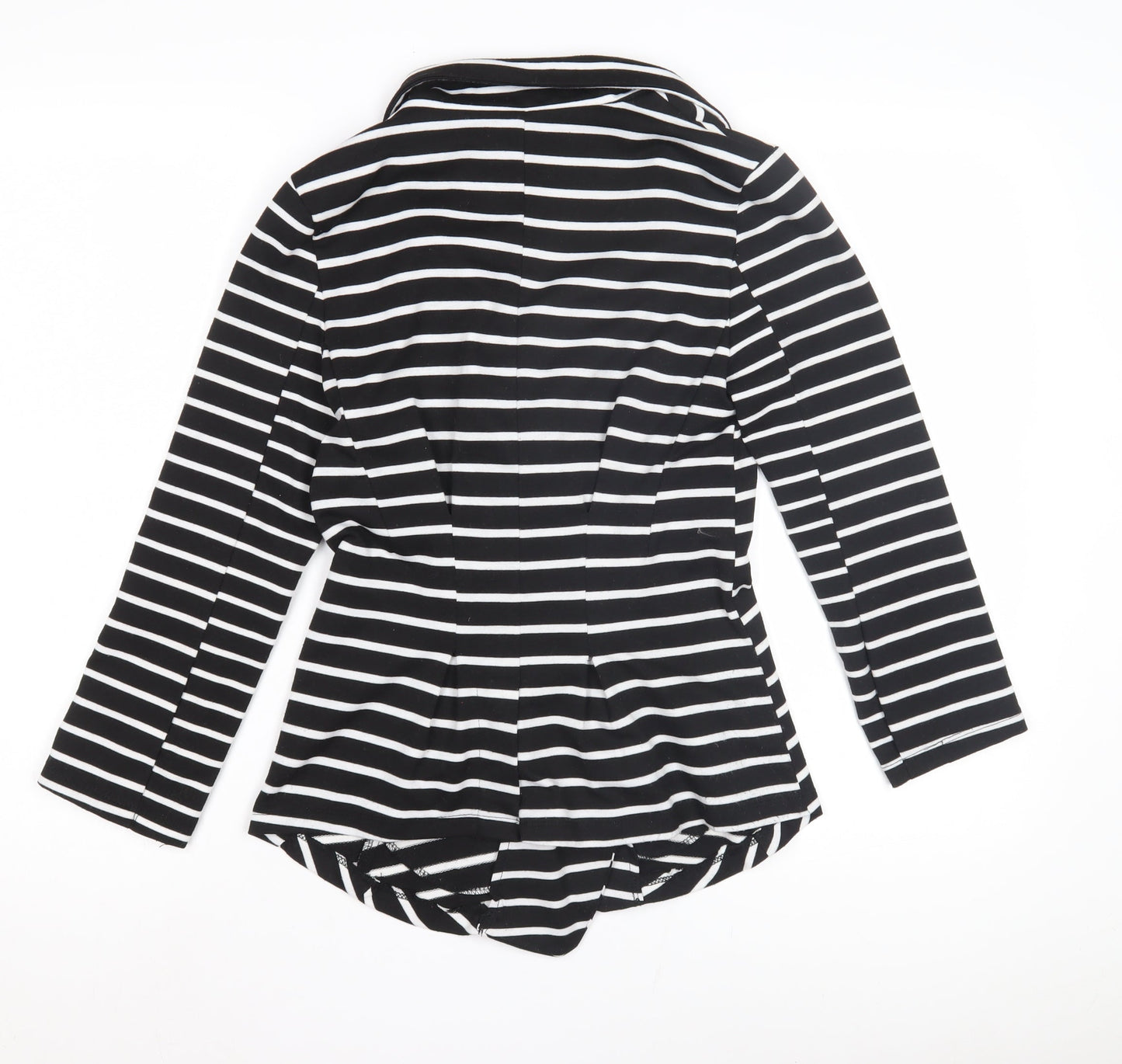 Poetry Women's Black Stripe Blazer, Size S