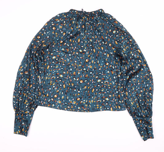 Womens UK Size 8 Marks and Spencer Multicoloured Basic Blouse