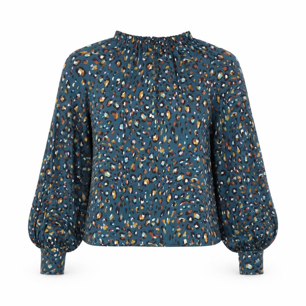 Womens UK Size 8 Marks and Spencer Multicoloured Basic Blouse