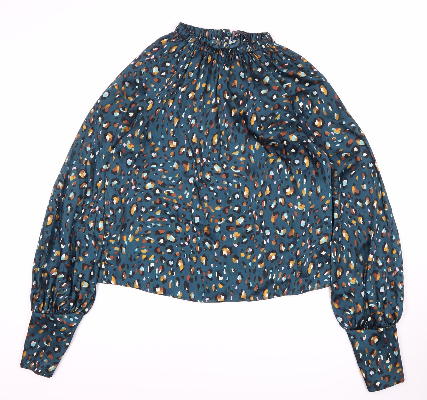 Womens UK Size 8 Marks and Spencer Multicoloured Basic Blouse