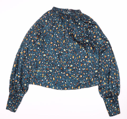 Womens UK Size 8 Marks and Spencer Multicoloured Basic Blouse