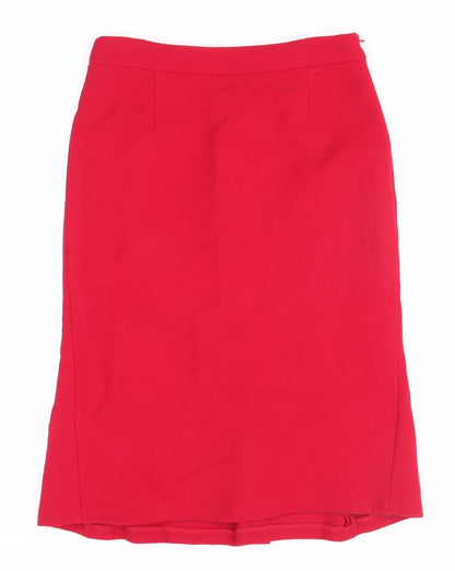 Hobbs Red Women's Pencil Skirt Size 10