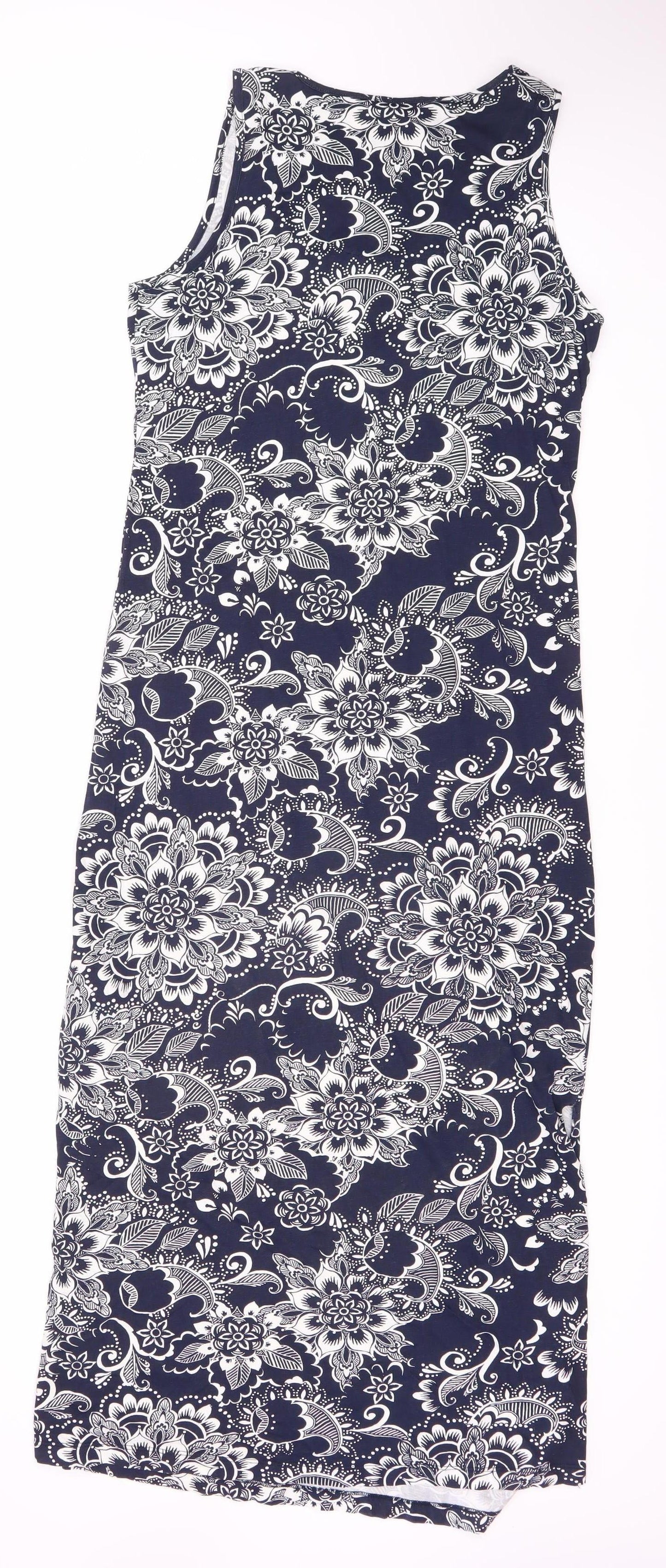 The Collection Women's Blue Floral Dress Size 12