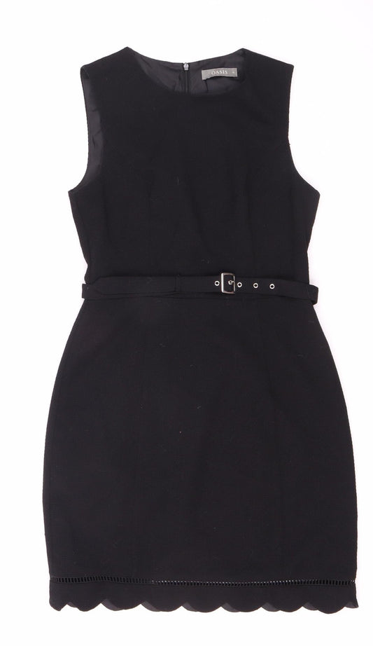Oasis Women's Black Pencil Dress Size 10