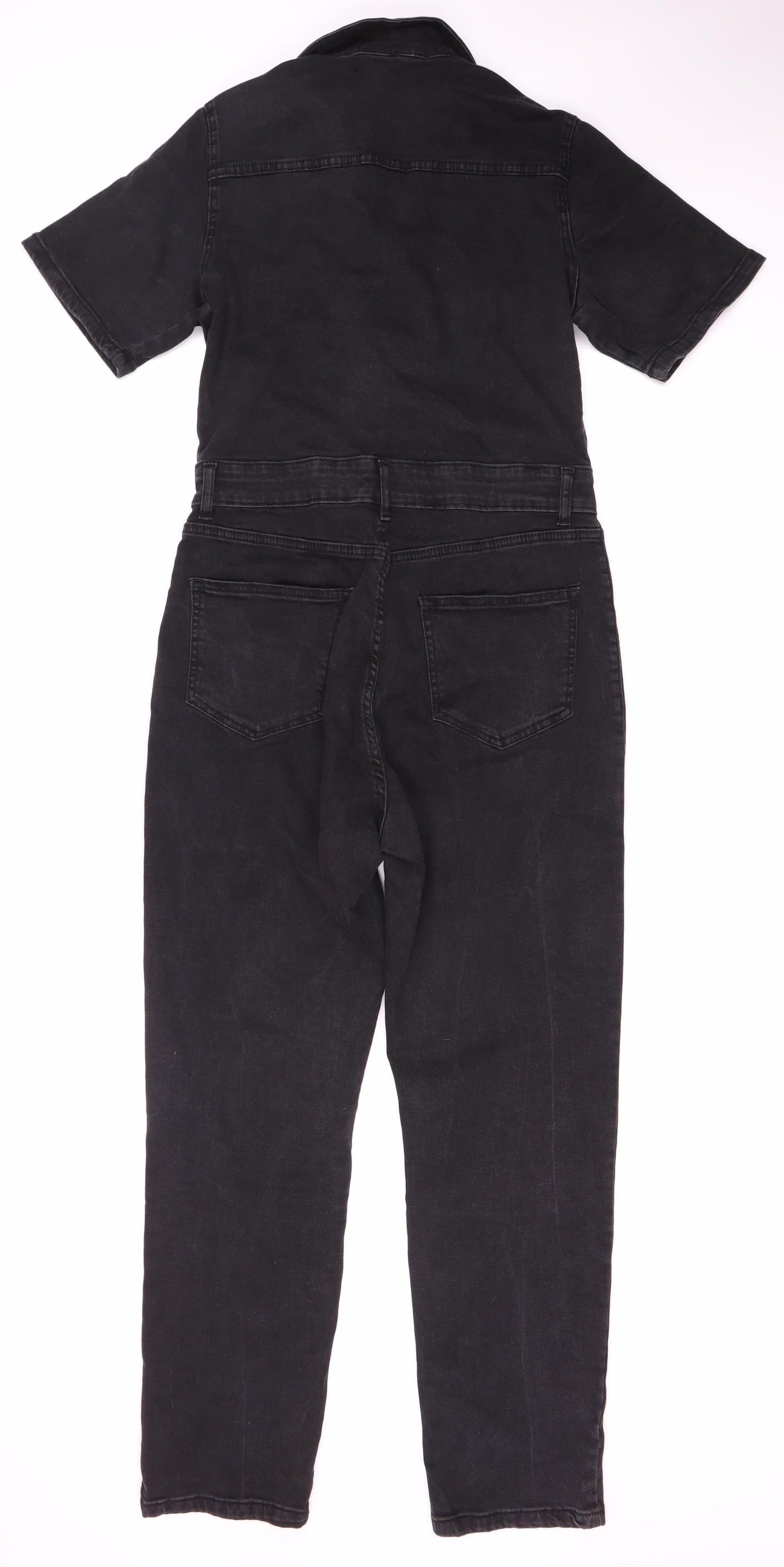 Nasty Gal Women's Black Belted Jumpsuit Size 12