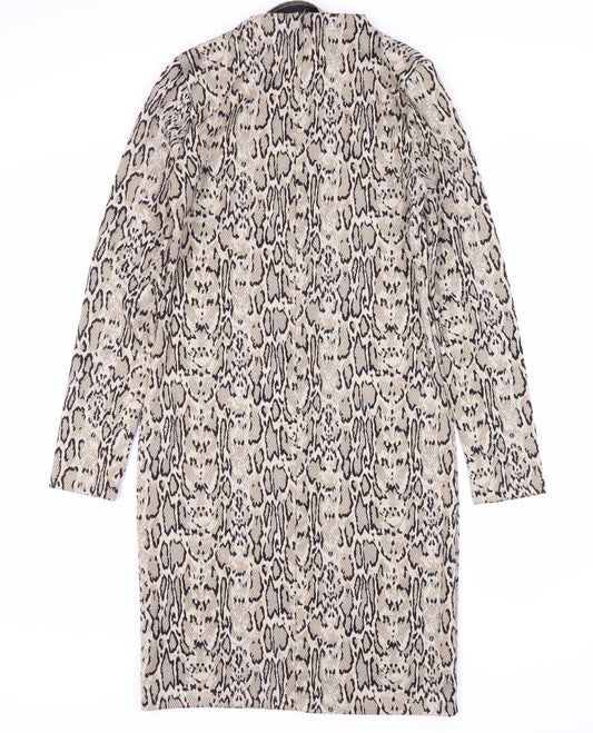 Marks and Spencer Women's Brown Animal Print Dress Size 8