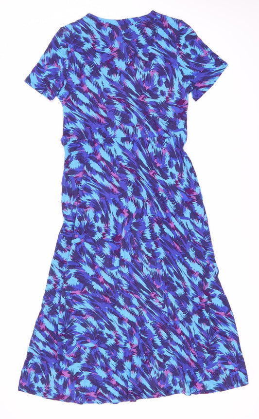 Desigual Women's Multicoloured Short Sleeve Dress Size 10