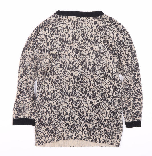 Womens UK Size 10 Topshop Multicoloured Pullover Jumper