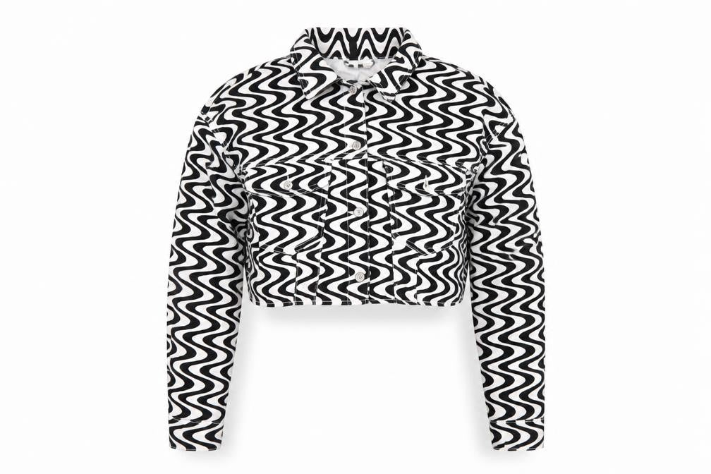Womens UK Size M H&M Multicoloured Varsity Jacket