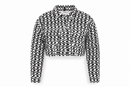Womens UK Size M H&M Multicoloured Varsity Jacket