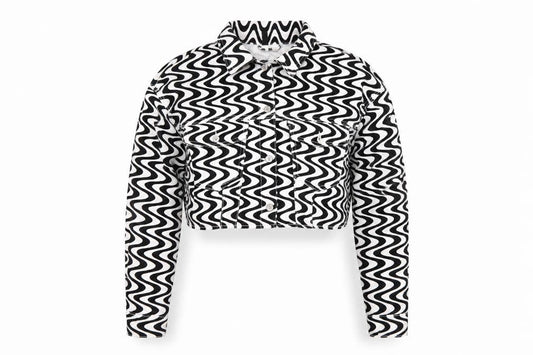 Womens UK Size M H&M Multicoloured Varsity Jacket