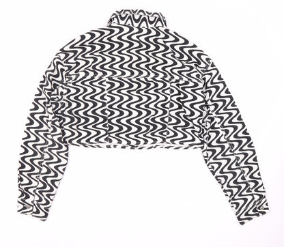 H&M Women's Multicoloured Varsity Jacket Size M