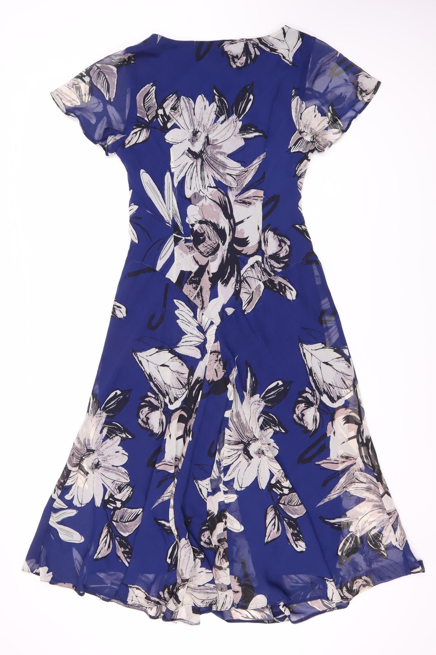 Emma Blake Women's Blue Floral Dress, Size 12