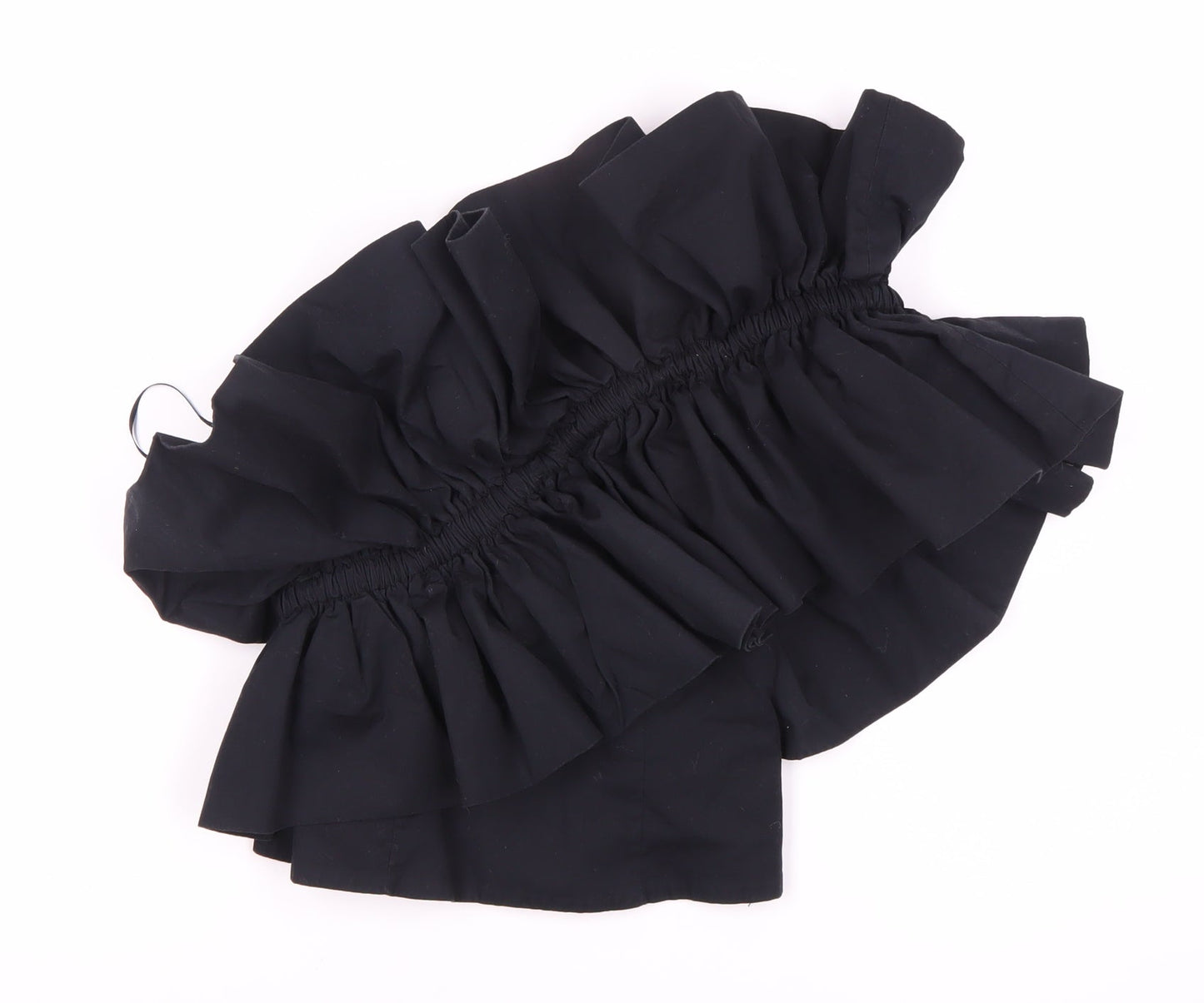 Womens UK Size XS Zara Black Basic Blouse
