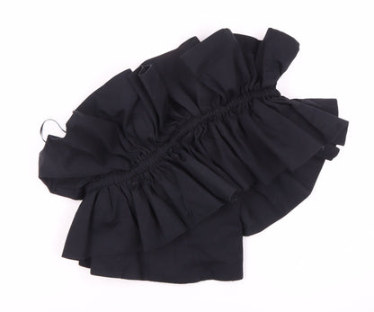 Womens UK Size XS Zara Black Basic Blouse