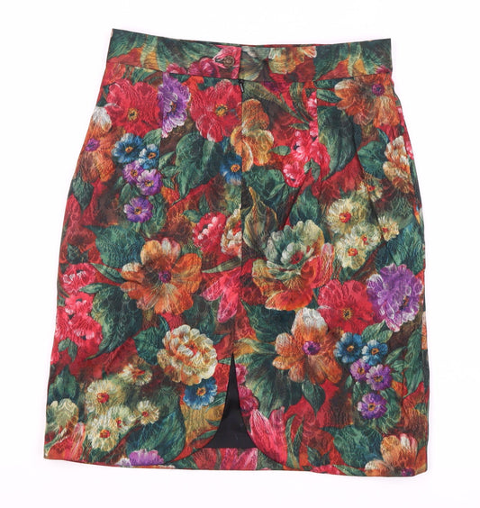 Monsoon Women's Multicoloured Floral Skirt, Size 10