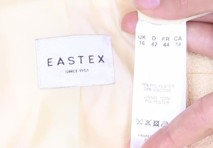 Easttex Women's Beige Blazer, Size 16, Workwear