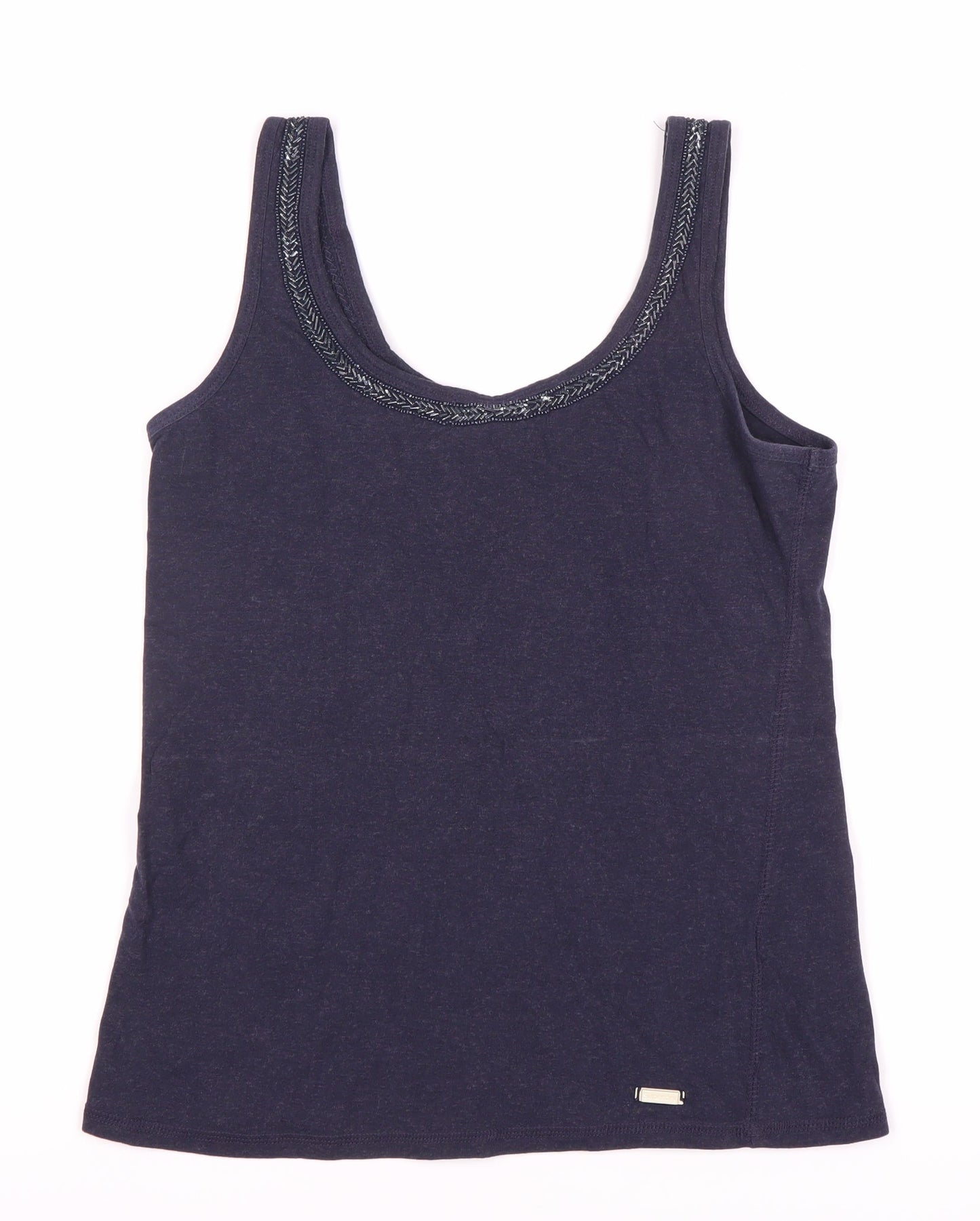Womens UK Size S Superdry Blue Basic Tank
