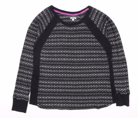 Womens UK Size S DKNY Black Jersey Sweater