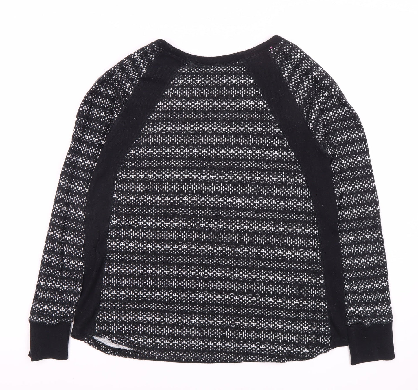 Womens UK Size S DKNY Black Jersey Sweater