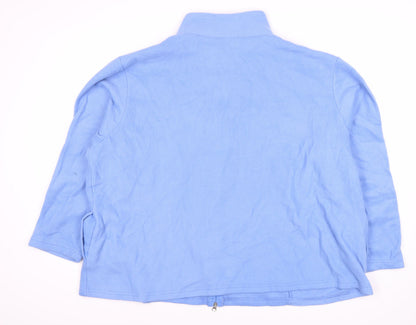 Womens UK Size XL Anne De Lancay Blue Basic Jacket