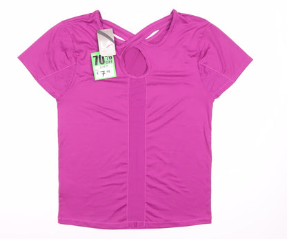 Womens UK Size XL LA Gear Purple  T-Shirt