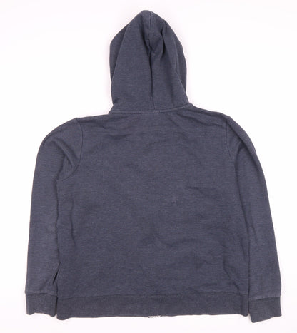 H&M Unisex Blue Full Zip Hoodie L