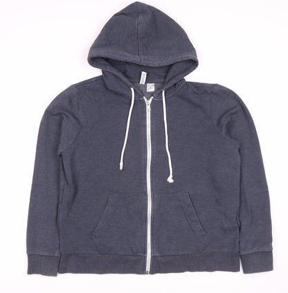 H&M Unisex Blue Full Zip Hoodie L