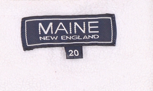 Maine New England Women's Ivory Sweatshirt Size 20