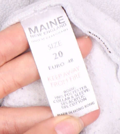 Maine New England Women's Ivory Sweatshirt Size 20