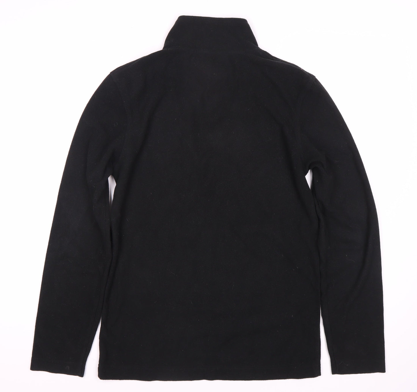 Mens UK Size S McKenzie Black 1/4 Zip Sweatshirt