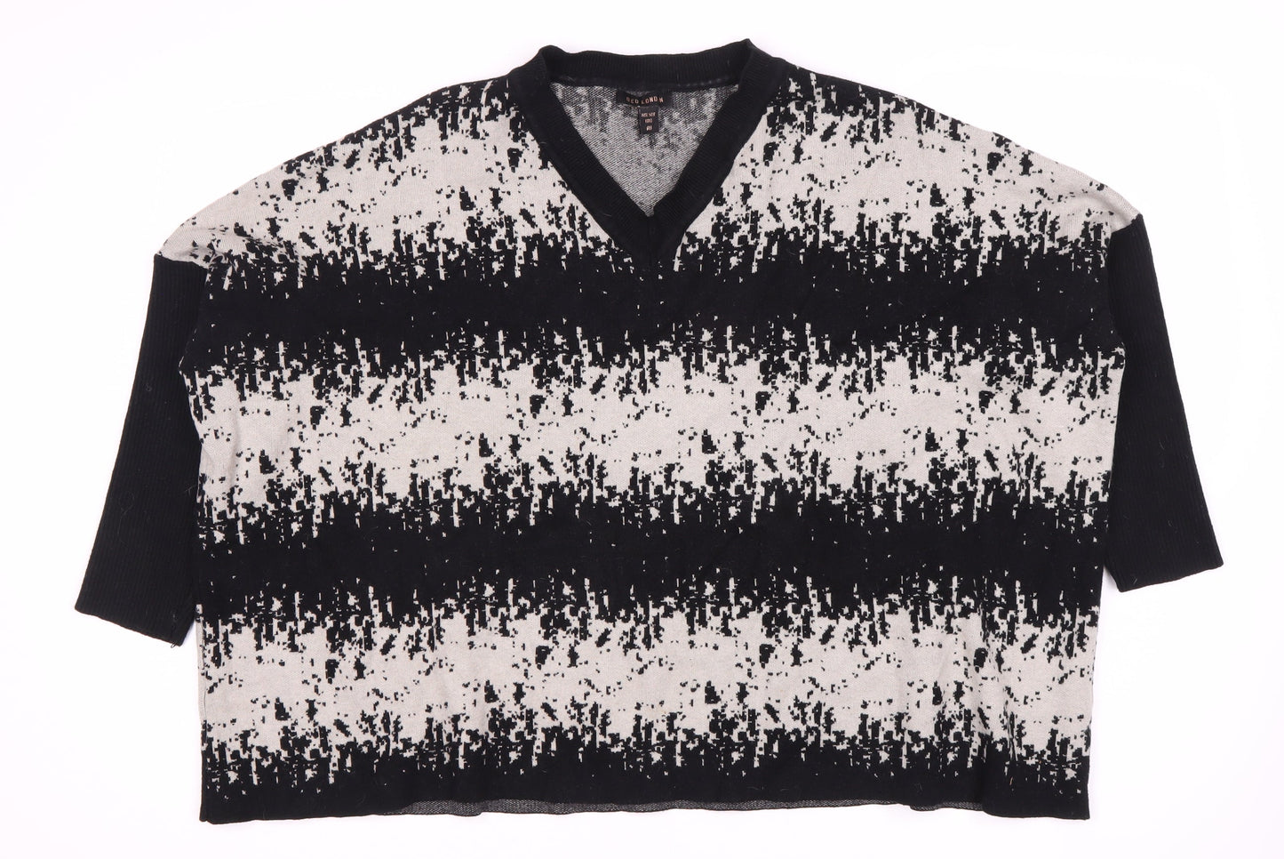 Womens UK Size One Size QED London Multicoloured Pullover Jumper