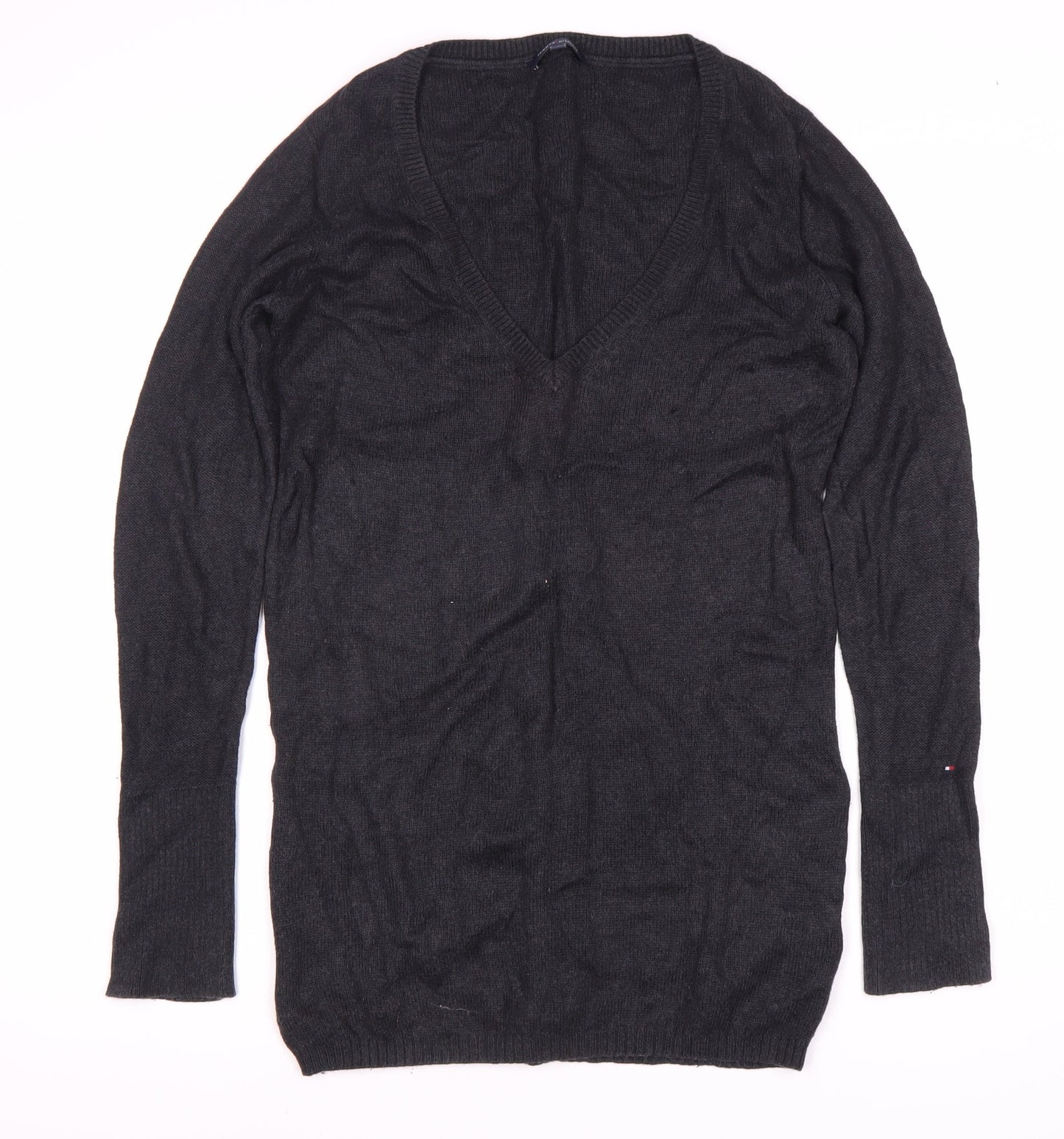 Womens UK Size S Tommy Hilfiger Black Pullover Jumper