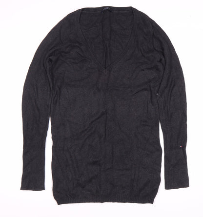 Womens UK Size S Tommy Hilfiger Black Pullover Jumper