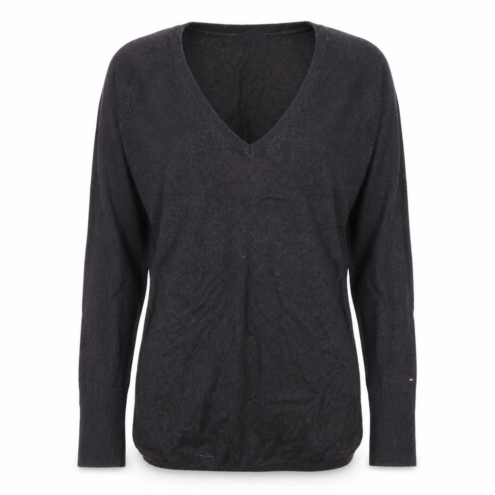 Womens UK Size S Tommy Hilfiger Black Pullover Jumper