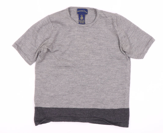 Charter Club Women's Grey Merino Wool Jumper, Size S