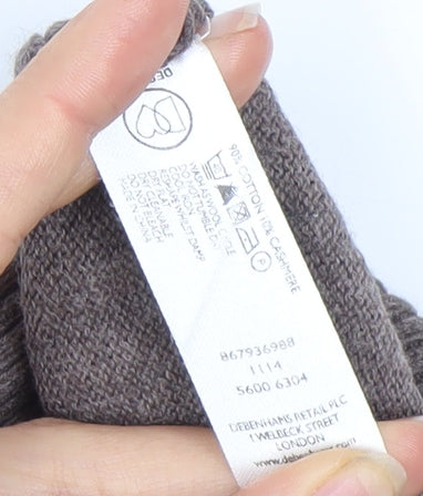 Jeff Banks Men's Brown V-Neck Pullover Jumper M