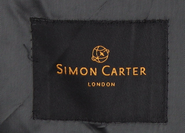 Mens UK Size 40 Simon Carter Regular Blue Suit Jacket