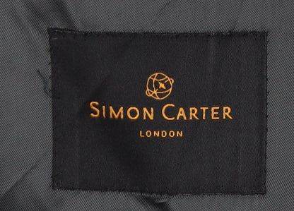 Mens UK Size 40 Simon Carter Regular Blue Suit Jacket