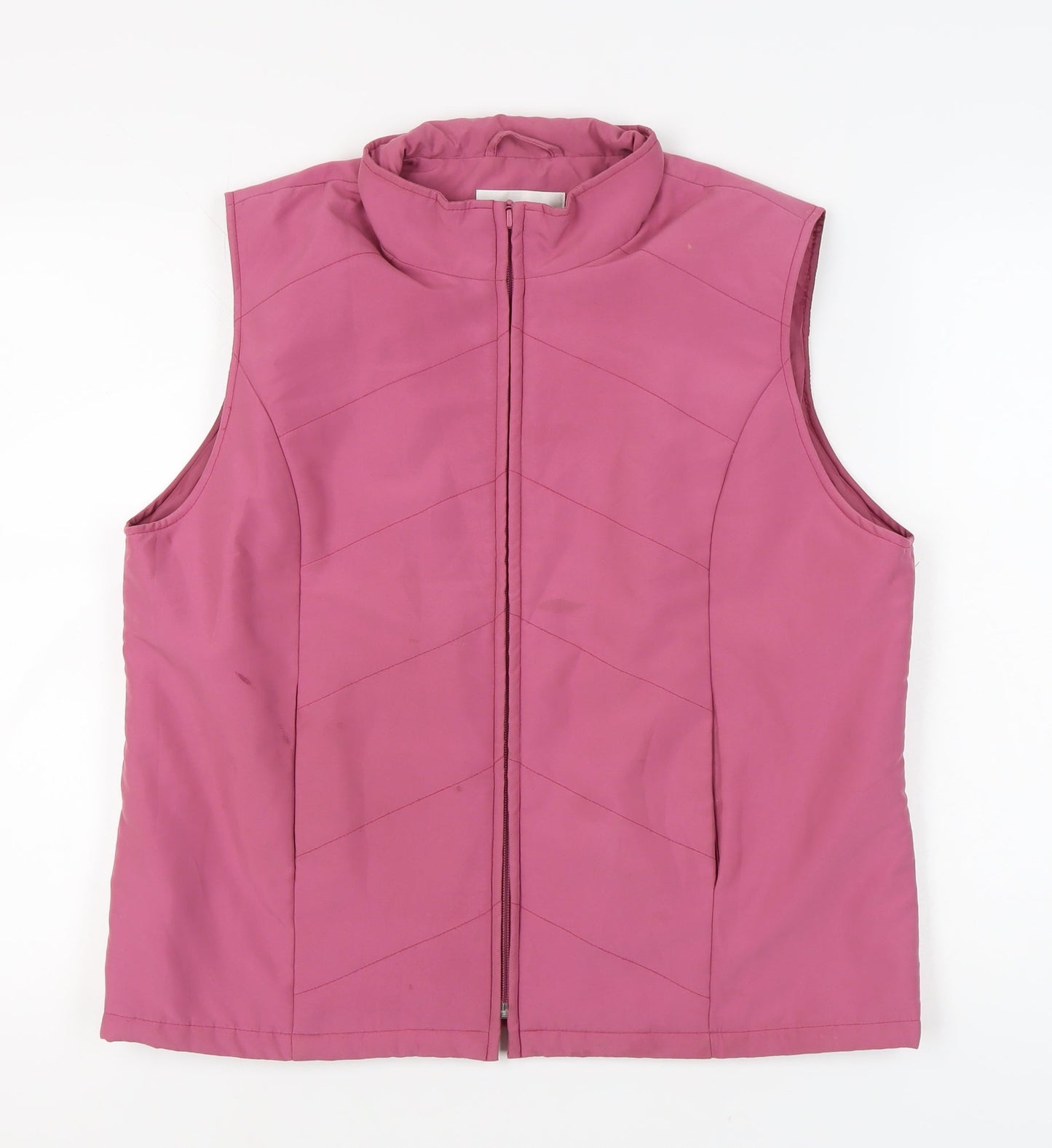 Womens UK Size M EWM Pink Gilet
