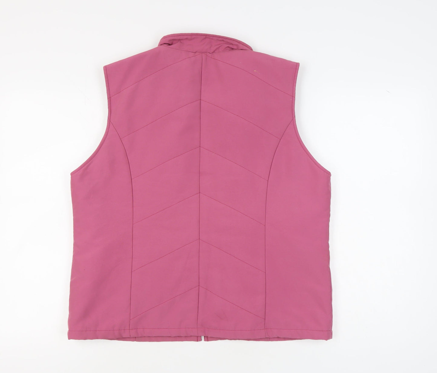 Womens UK Size M EWM Pink Gilet