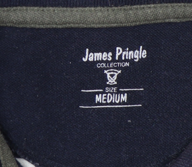 James Pringle Men's Multicoloured Polo Shirt M