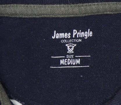 James Pringle Men's Multicoloured Polo Shirt M