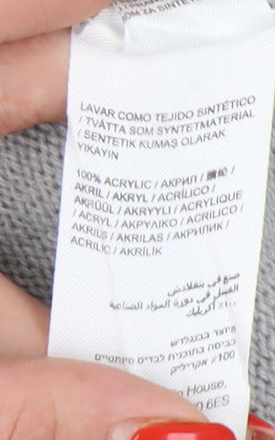 Premier Man Grey High Neck Full Zip Men's Jumper L